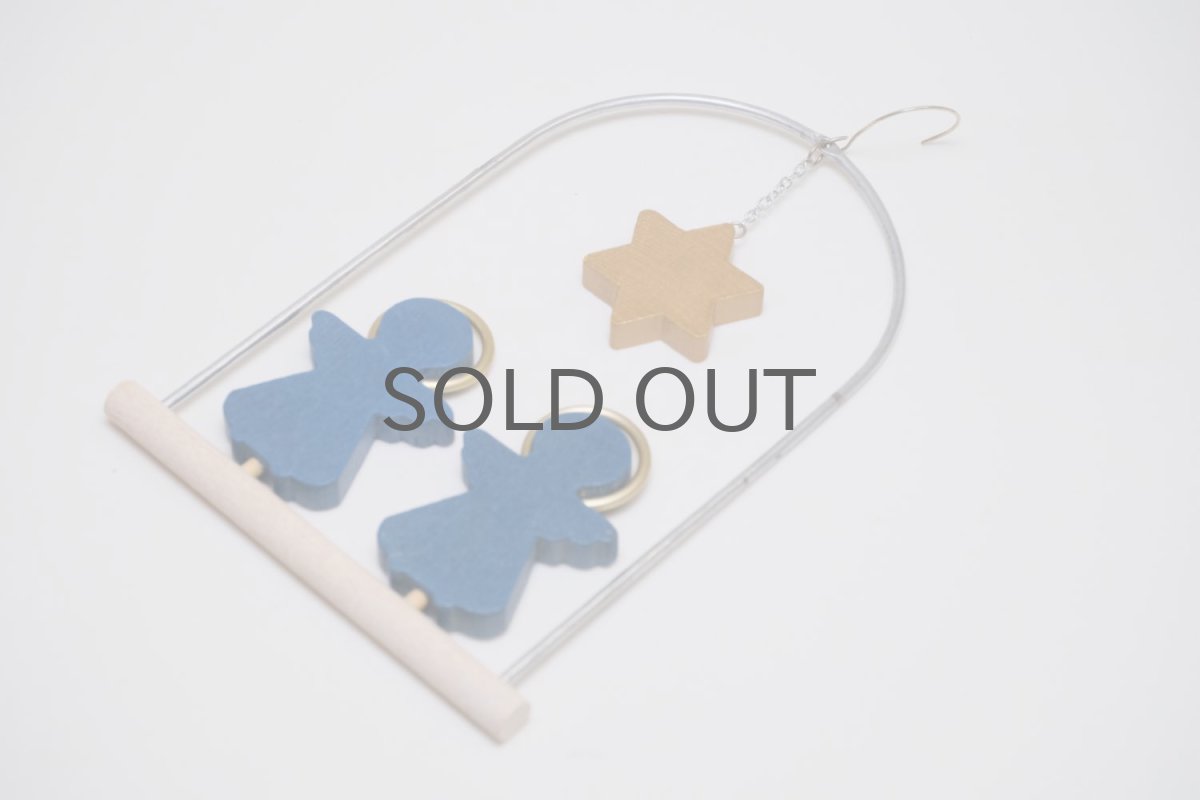 画像3: 北欧インテリアビンテージ雑貨/フィンランド製/aarikka/アーリッカ/木製クリスマスオーナメント/ハンギング天使 (3)