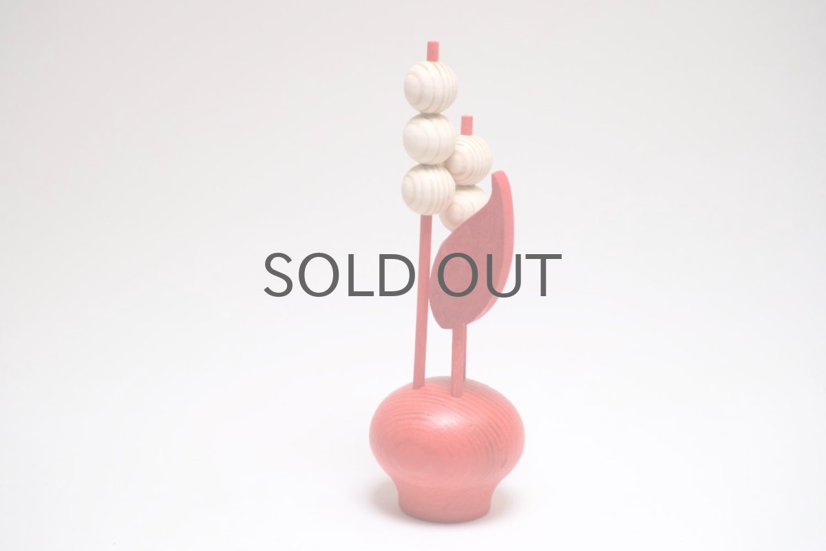 画像2: 北欧インテリアビンテージ雑貨/フィンランド製/aarikka/アーリッカ/木製クリスマスオーナメント/木の実赤 (2)