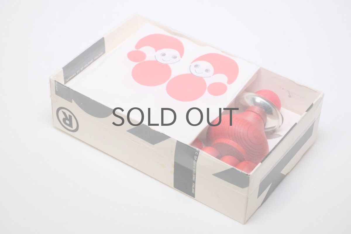 画像5: 北欧インテリアビンテージ雑貨/フィンランド製/aarikka/アーリッカ/木製クリスマス用キャンドル&ペーパーナフキン&ナフキンリング (5)