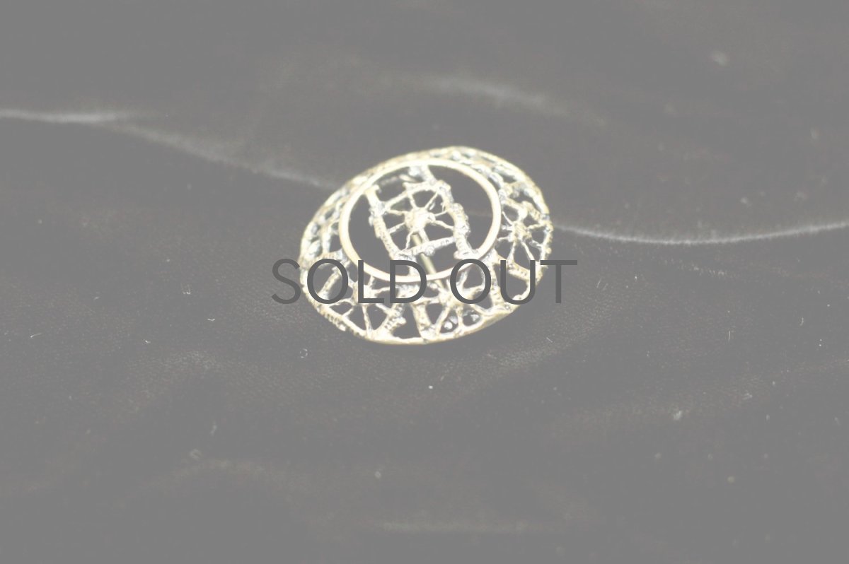 画像2: フィンランド/ヴィンテージアクセサリー/Pentti Sarpaneva/ブロンズ/レースブローチ (2)