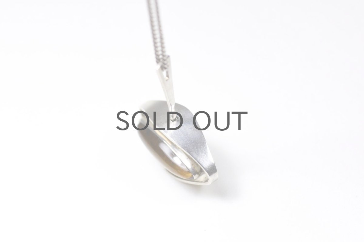 画像4: フィンランドヴィンテージアクセサリー/kauppi Elis/シルバー✕タイガーアイ/ペンダント (4)