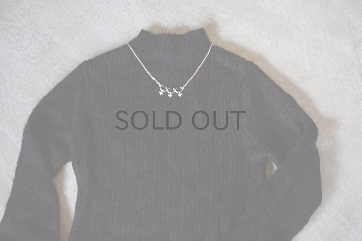 画像5: フィンランド/ビンテージアクセサリー/Jorma Laine/ヨルマ・ライネ/シルバー/ネックレス/3連小花 (5)