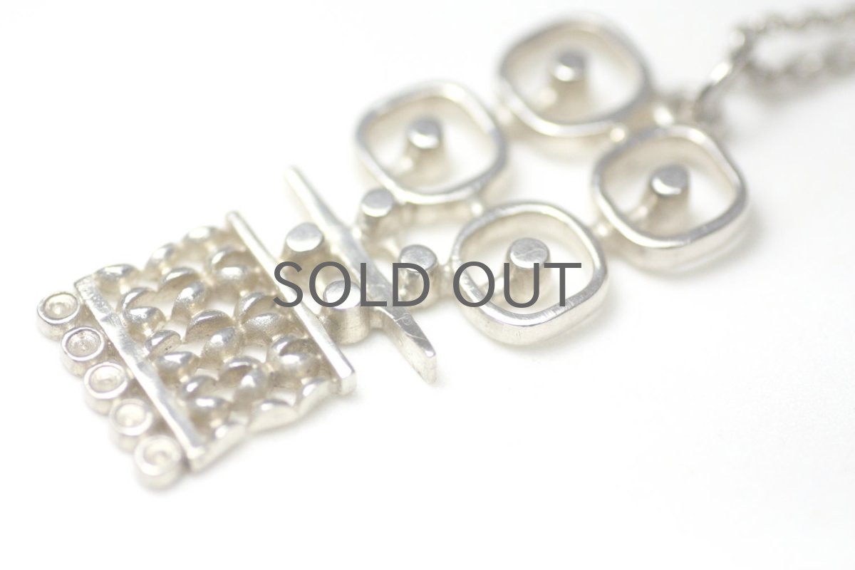 画像2: フィンランド/ビンテージアクセサリー/Jorma Laine/ヨルマ・ライネ/シルバー/ペンダント (2)