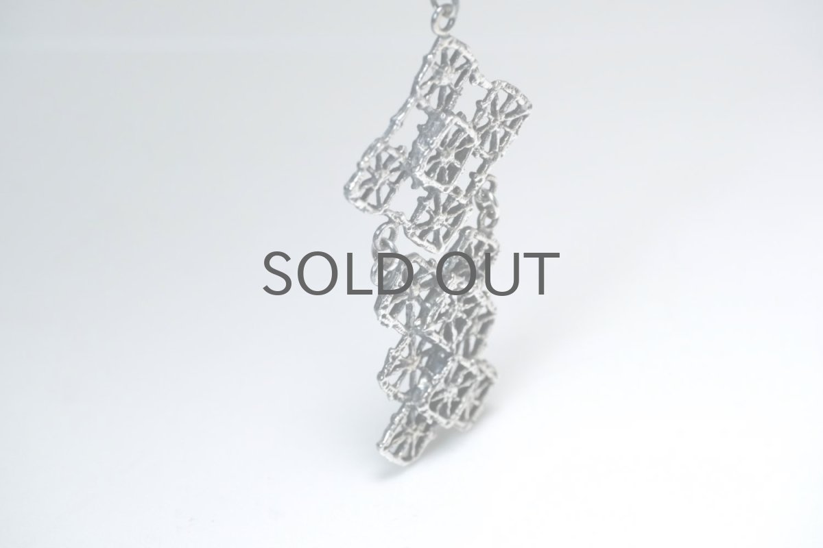 画像4: フィンランド/ヴィンテージアクセサリー/Pentti Sarpaneva/シルバー/レース/ペンダント/No.4 (4)