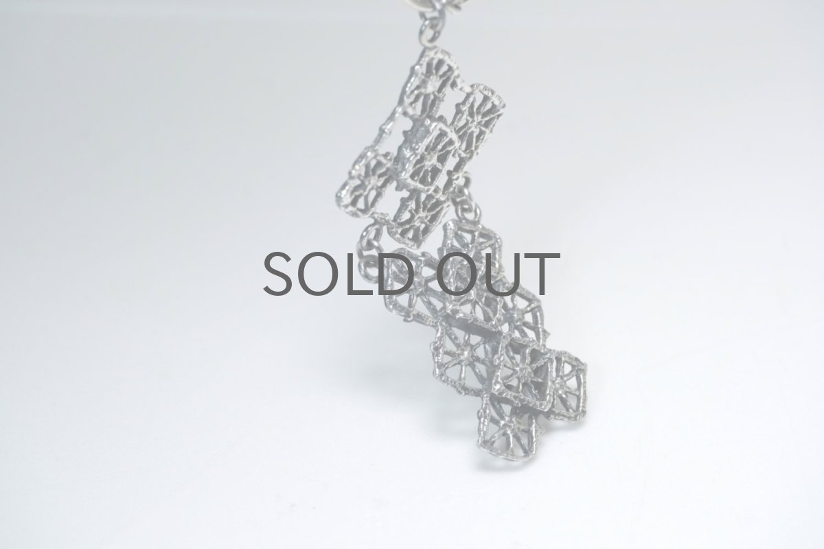 画像5: フィンランド/ヴィンテージアクセサリー/Pentti Sarpaneva/シルバー/レース/ペンダント/No.4 (5)