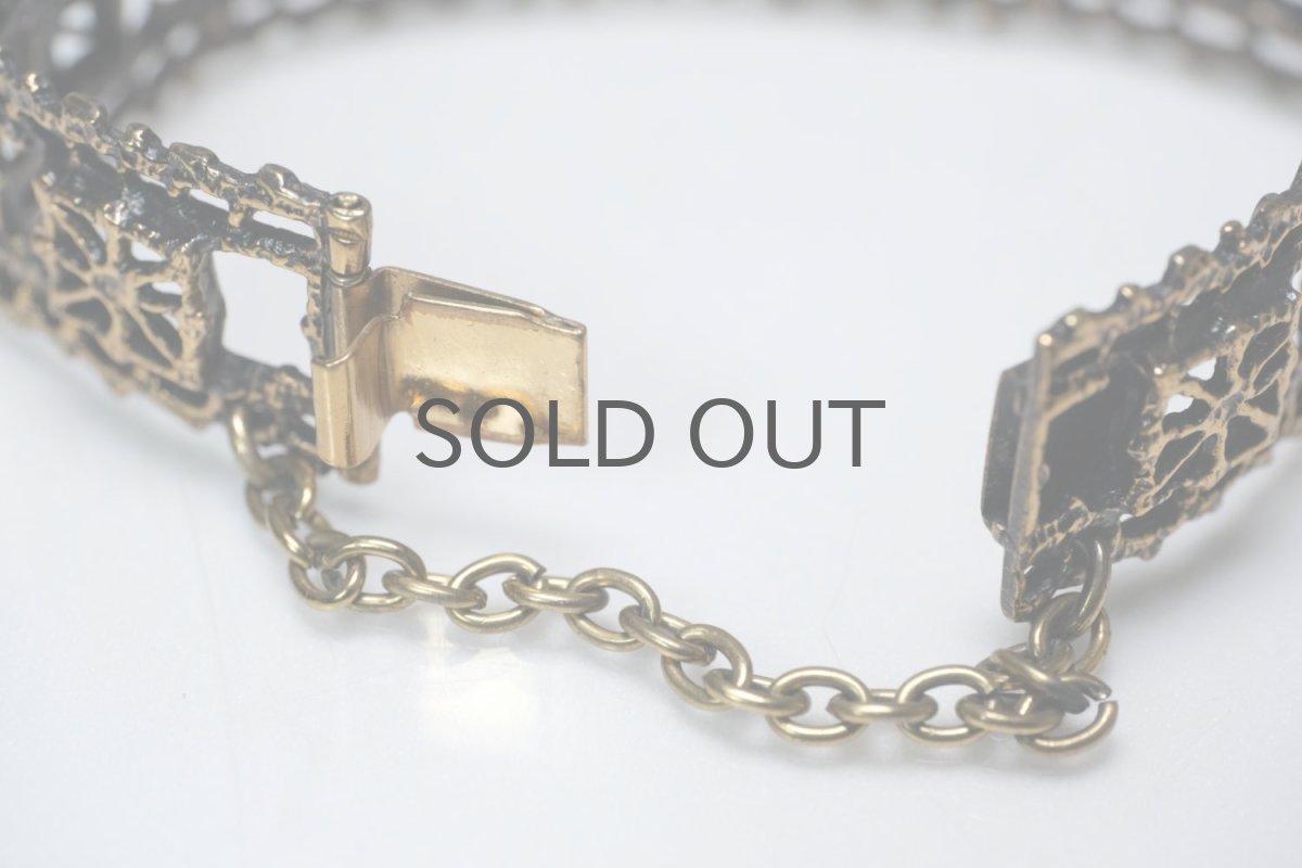 画像4: フィンランド/ビンテージアクセサリー/Pentti Sarpaneva/ペンティ サルパネッバ/ブロンズブレスレット/No.6 (4)