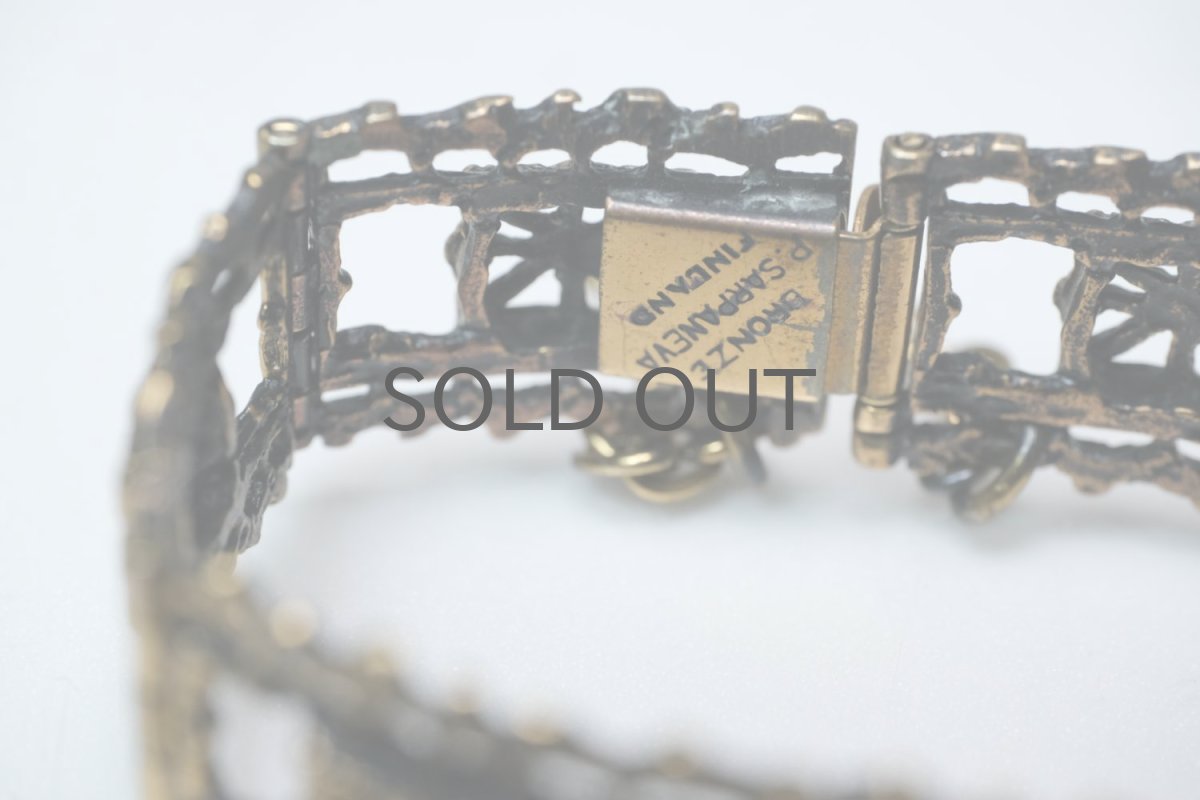 画像3: フィンランド/ビンテージアクセサリー/Pentti Sarpaneva/ペンティ サルパネッバ/ブロンズブレスレット/No.6 (3)