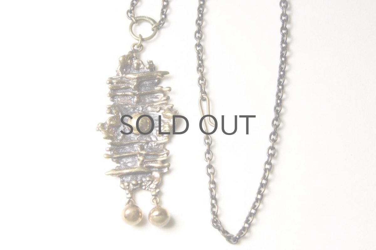 画像2: フィンランドヴィンテージアクセサリー Pentti Sarpaneva ブロンズペンダントNo.16 (2)