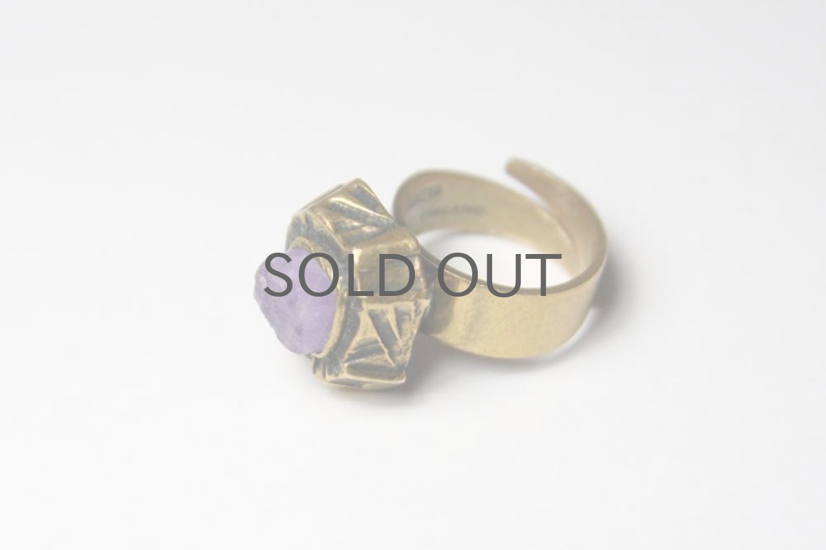 画像3: フィンランドヴィンテージアクセサリー Pentti Sarpaneva ブロンズ×アメジスト リング (3)