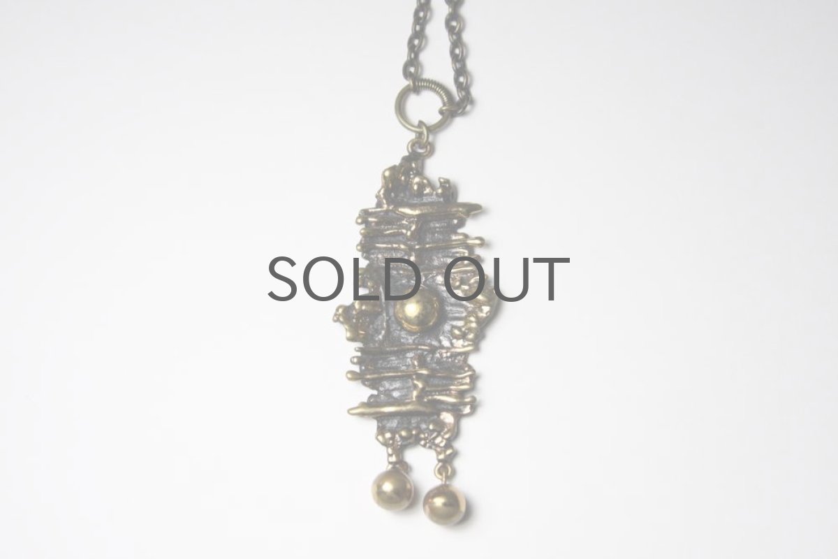 画像3: フィンランドヴィンテージアクセサリー Pentti Sarpaneva ブロンズペンダントNo.16 (3)