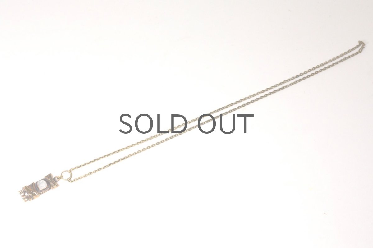 画像5: フィンランドヴィンテージアクセサリー/Pentti Sarpaneva/ブロンズペンダント/水晶 (5)