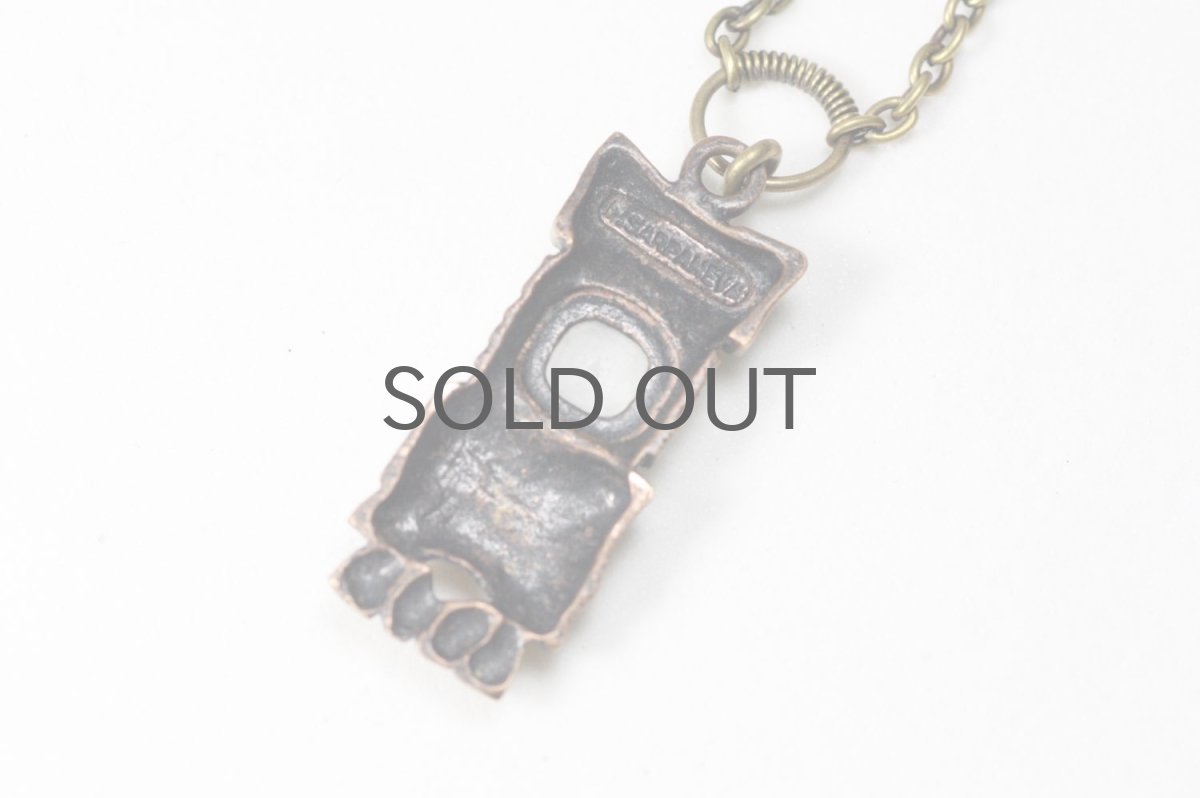 画像4: フィンランドヴィンテージアクセサリー/Pentti Sarpaneva/ブロンズペンダント/水晶 (4)