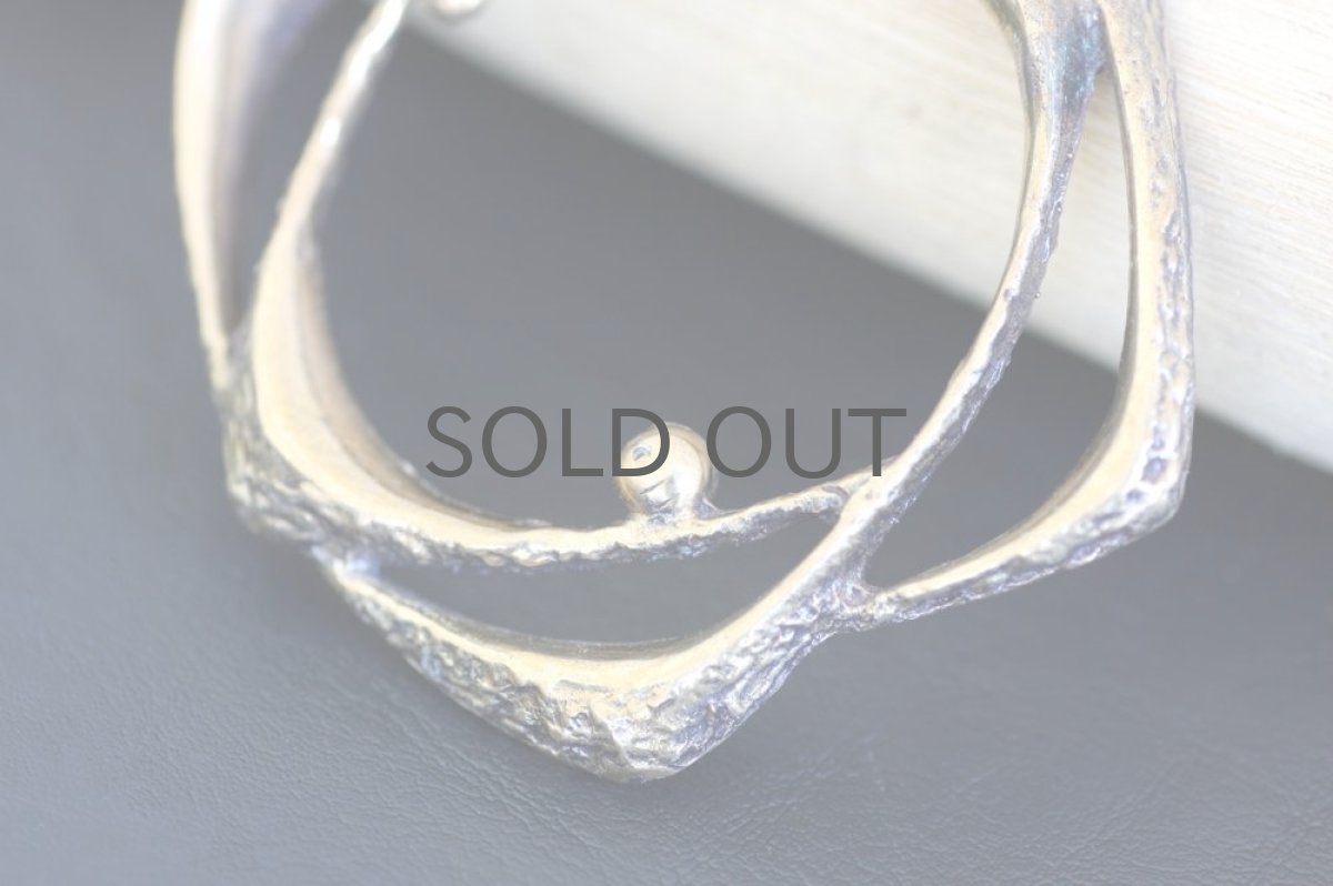 画像2: フィンランドヴィンテージアクセサリーSten & Laine  ブロンズペンダントNo.10 (2)