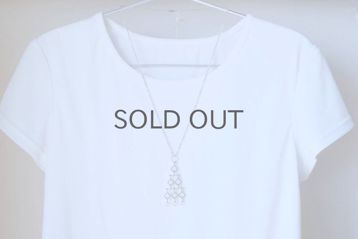 画像2: フィンランド/ビンテージアクセサリー/Jorma Laine/ヨルマ・ライネ/シルバー/Ruutu/ペンダント/No.12 (2)