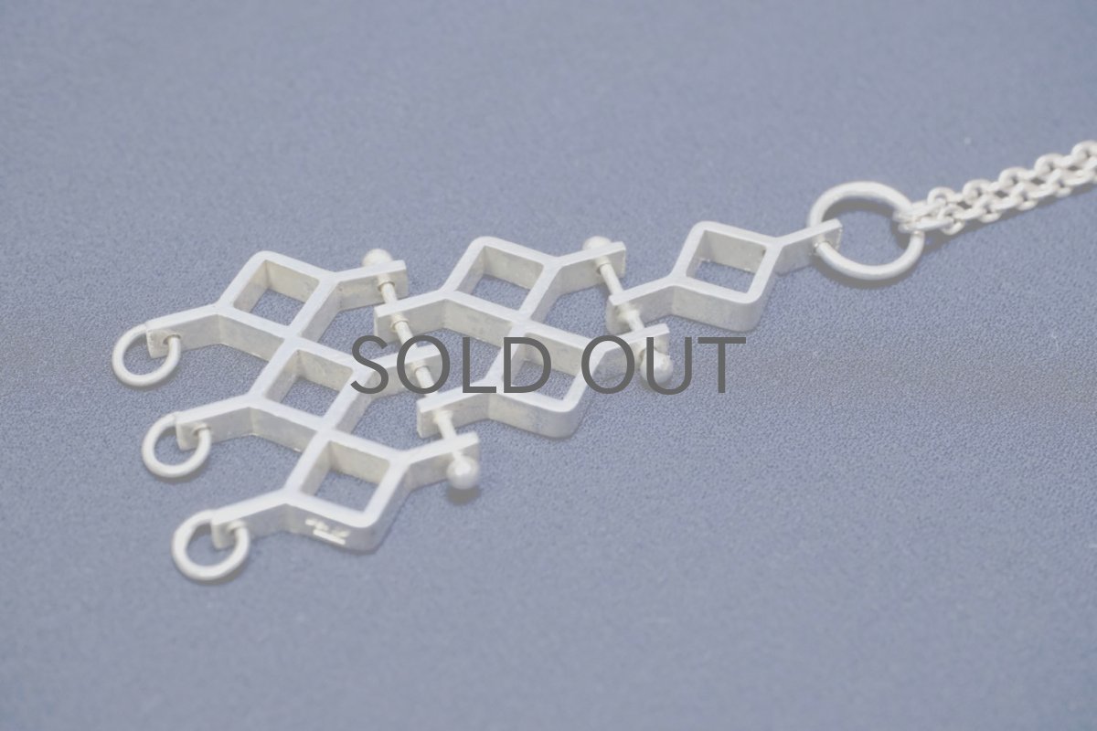 画像3: フィンランド/ビンテージアクセサリー/Jorma Laine/ヨルマ・ライネ/シルバー/Ruutu/ペンダント/No.12 (3)