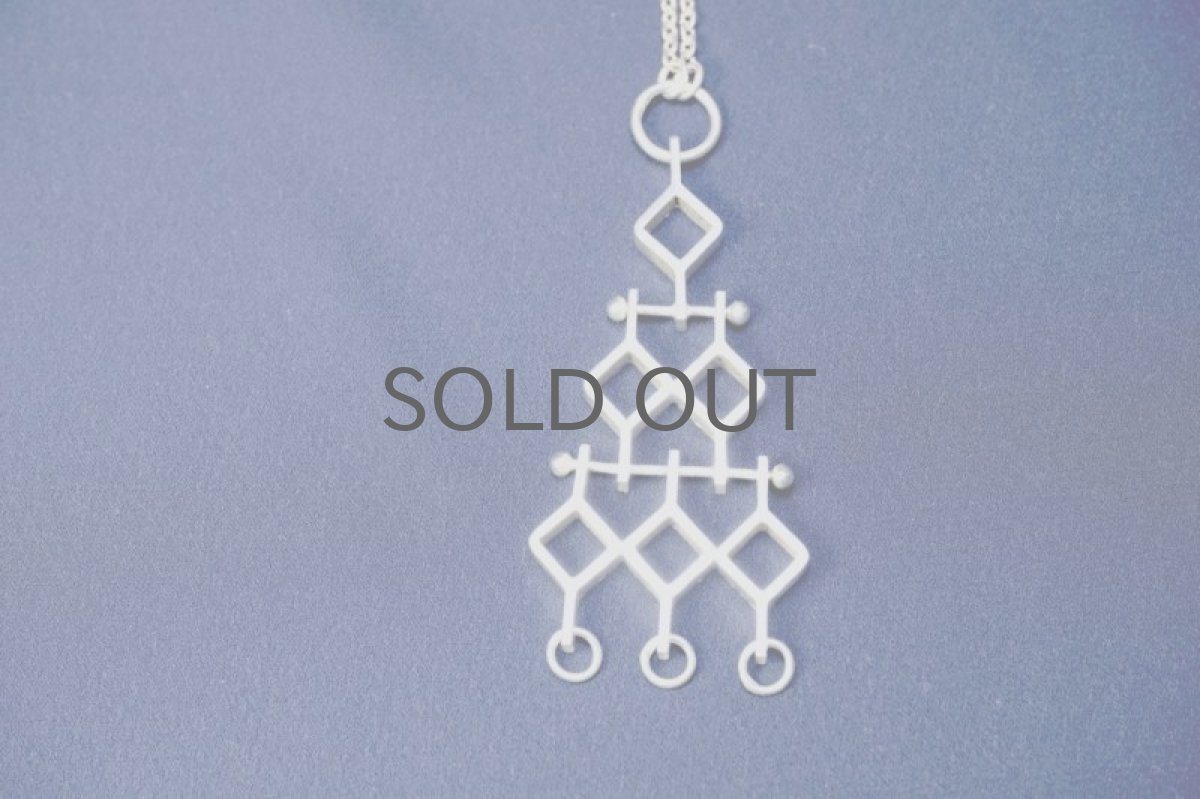 画像5: フィンランド/ビンテージアクセサリー/Jorma Laine/ヨルマ・ライネ/シルバー/Ruutu/ペンダント/No.12 (5)