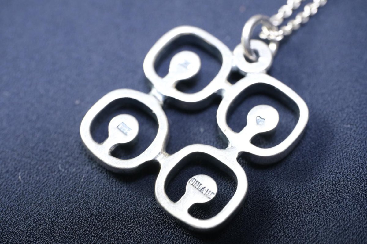 画像6: フィンランド/ビンテージアクセサリー/Jorma Laine/ヨルマ・ライネ/シルバー/ペンダント/No.3 (6)