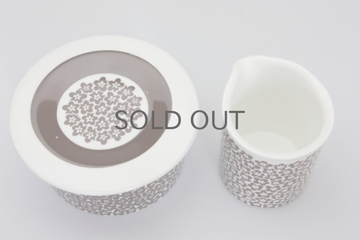 画像4: ARABIA/アラビア Faenza/ファエンツァ クリーマー&シュガーポットのセット (4)