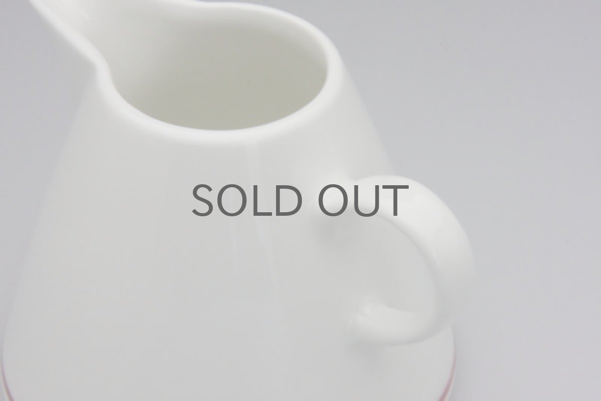 画像3:  ARABIA/アラビア Harlekinハレキン クリーマー 赤ライン (3)