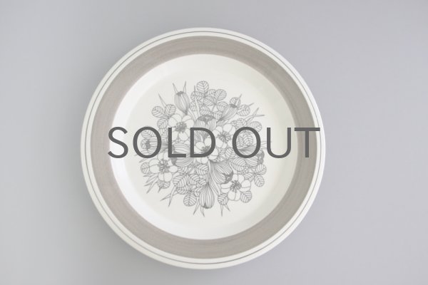 【③おいり　アラビア　クロッカス　グレーリム　プレート　20cm】 北欧ビンテージ食器/ARABIA/アラビア/Krokus/クロッカス