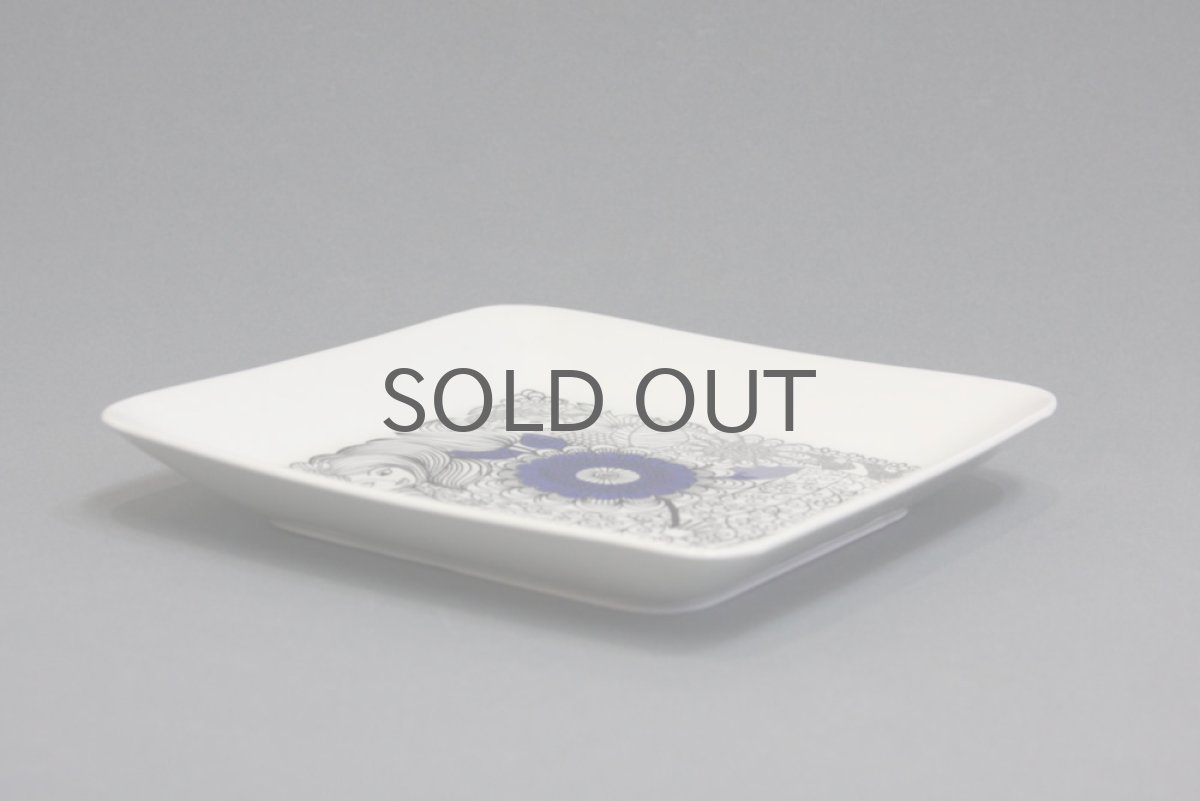 画像3: 北欧食器ヴィンテージ/ARABIA/アラビア Pastoraali スクエアープレート No.2 (3)