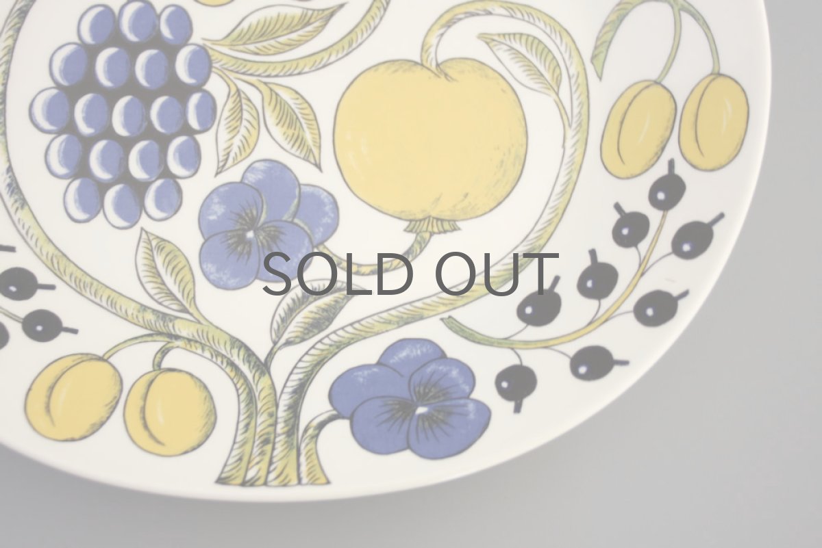 画像2: ARABIA アラビア Paratiisi パラティッシ オーバルプレート 29cm 廃盤サイズ ビンテージ品 No.2 (2)