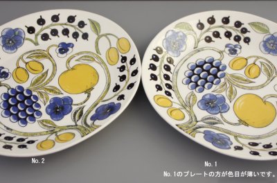 画像1: ARABIA アラビア　Paratiisi　パラティッシ　オーバルプレート　29cm　廃盤サイズ　ビンテージ品　No.2