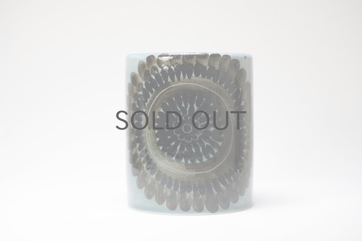 画像3: ビンテージ北欧/ARABIA/アラビア /Gunvor Olin-Gronqvist/グンヴァル・オリン・グラングヴィスト/花器/ベース/ブルー系 (3)