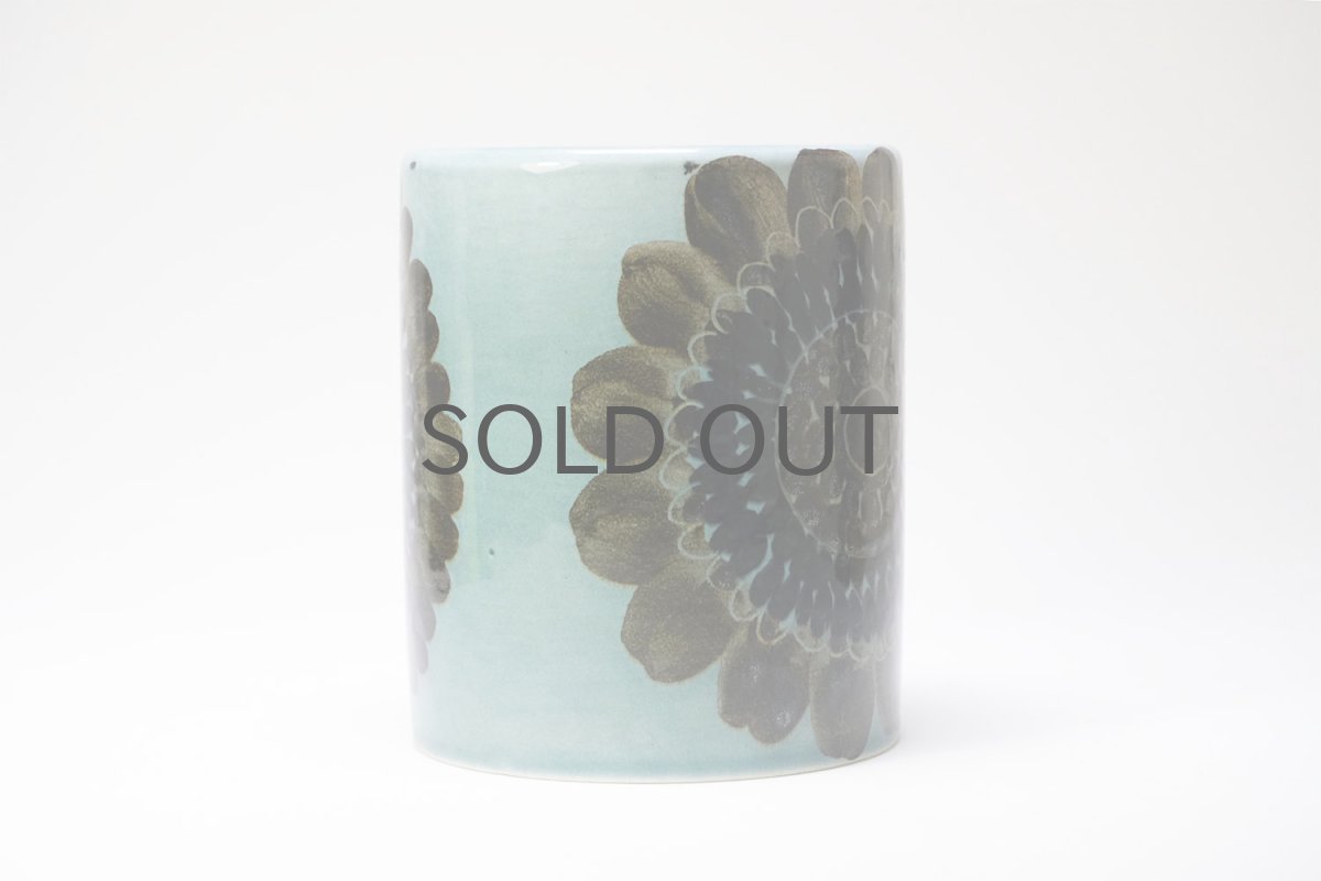 画像2: ビンテージ北欧/ARABIA/アラビア /Gunvor Olin-Gronqvist/グンヴァル・オリン・グラングヴィスト/花器/ベース/ブルー系 (2)