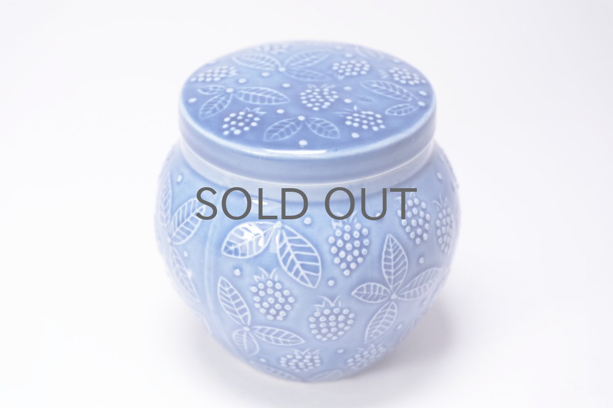 画像3: 北欧ビンテージ/ARABIA/アラビア/キャンディポット/CHYMOS/キーモス別注/ブルー (3)