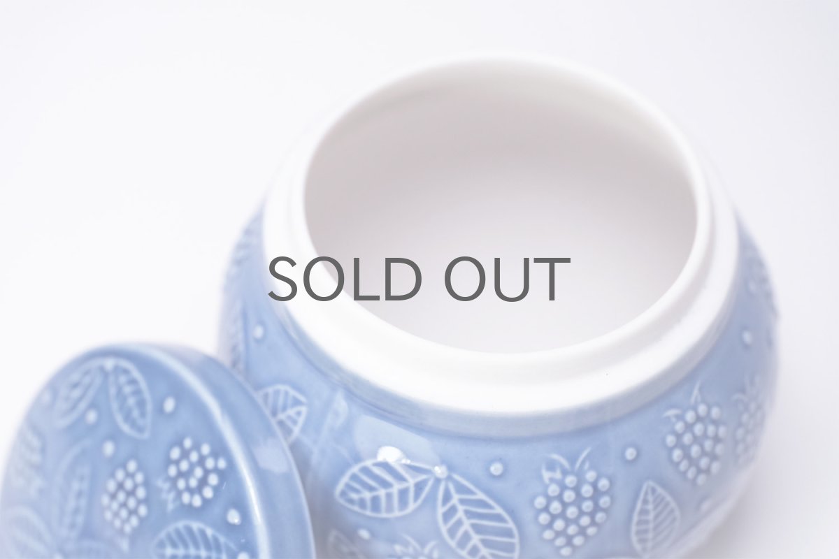 画像4: 北欧ビンテージ/ARABIA/アラビア/キャンディポット/CHYMOS/キーモス別注/ブルー (4)