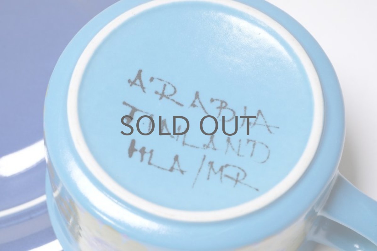 画像7: ARABIA/アラビア/Hikka-Lisa Ahola/ヒルッカ・リサ・アホラ/ブルーフラワー/ティカップ＆ソーサー/No.1 (7)