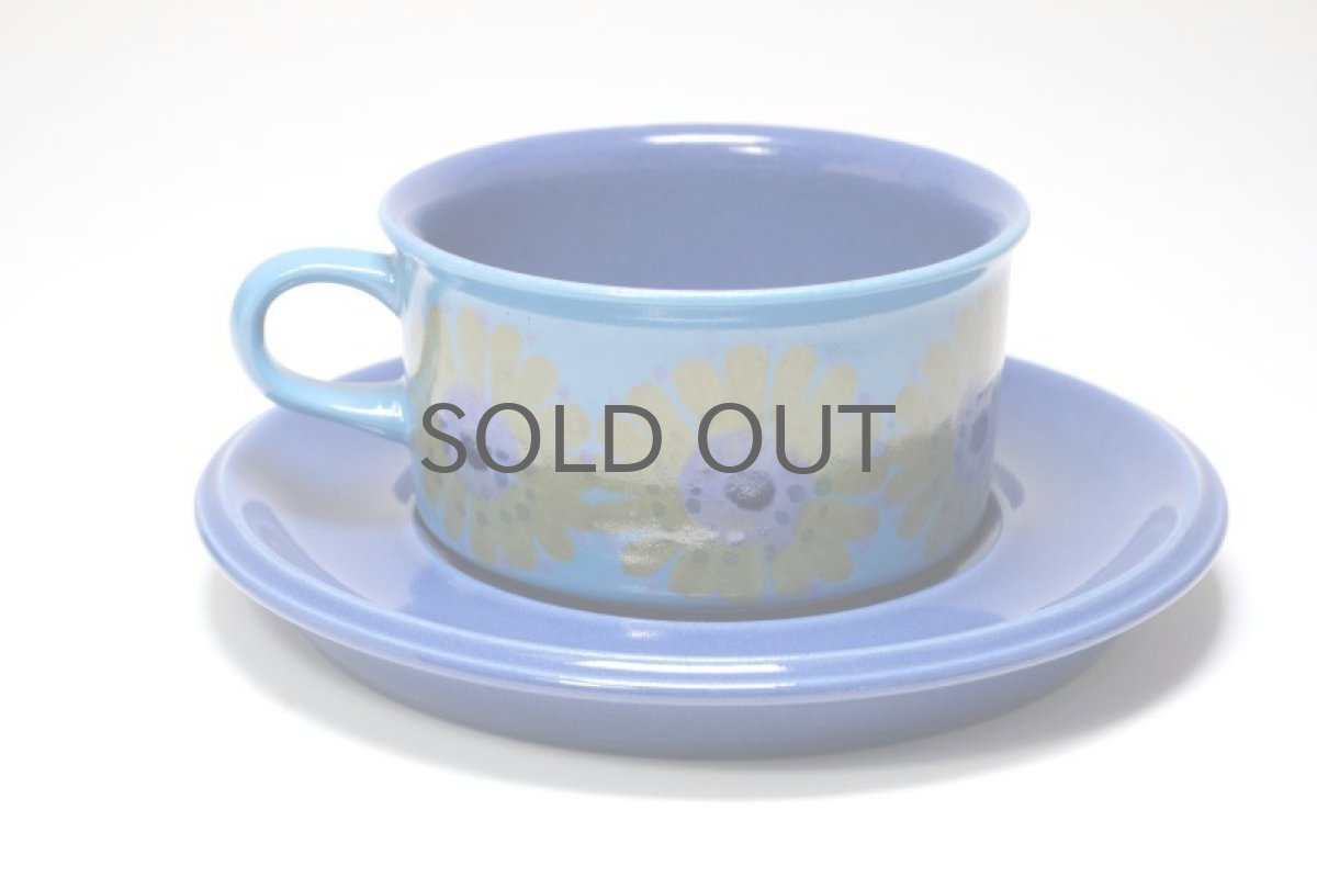 画像2: ARABIA/アラビア/Hikka-Lisa Ahola/ヒルッカ・リサ・アホラ/ブルーフラワー/ティカップ&ソーサー/No.2 (2)