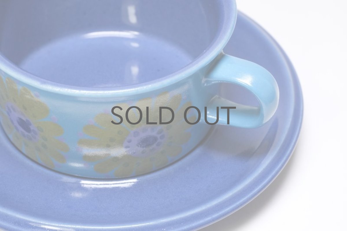 画像3: ARABIA/アラビア/Hikka-Lisa Ahola/ヒルッカ・リサ・アホラ/ブルーフラワー/ティカップ&ソーサー/No.2 (3)