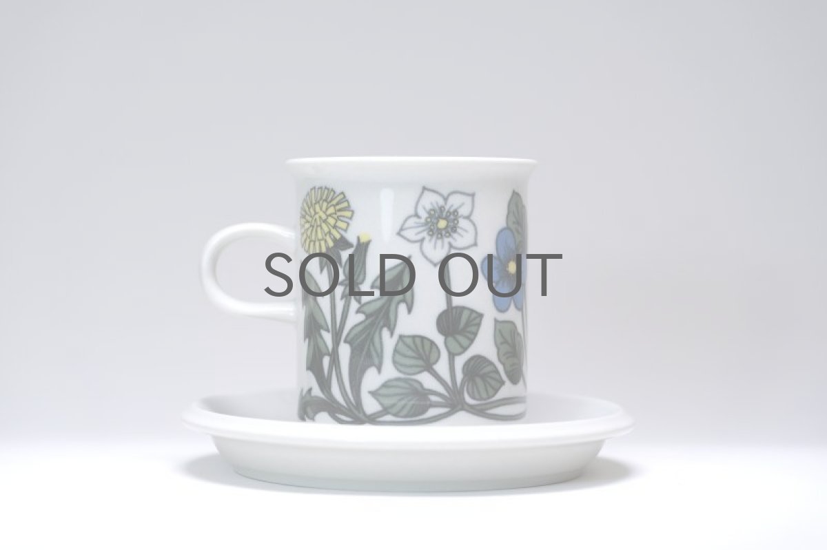 画像3: 北欧ビンテージ食器/ARABIA/アラビア/Flora/フローラ/コーヒーカップ＆ソーサー/No.2 (3)