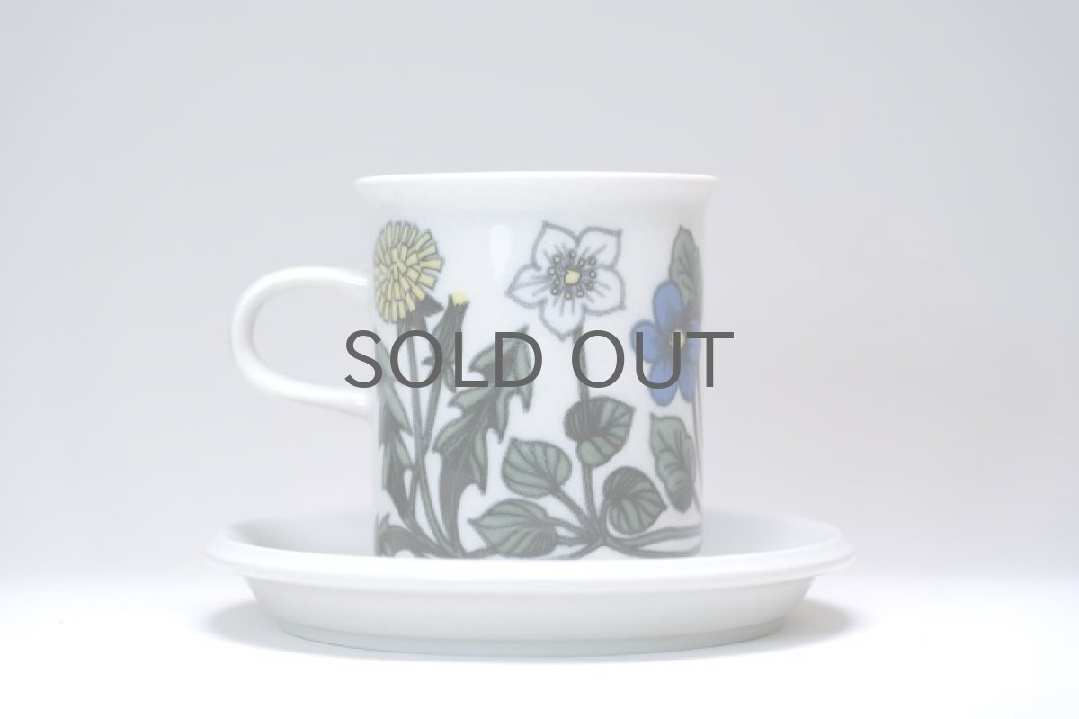 画像2: 北欧ビンテージ食器/ARABIA/アラビア/Flora/フローラ/コーヒーカップ＆ソーサー/No.3 (2)