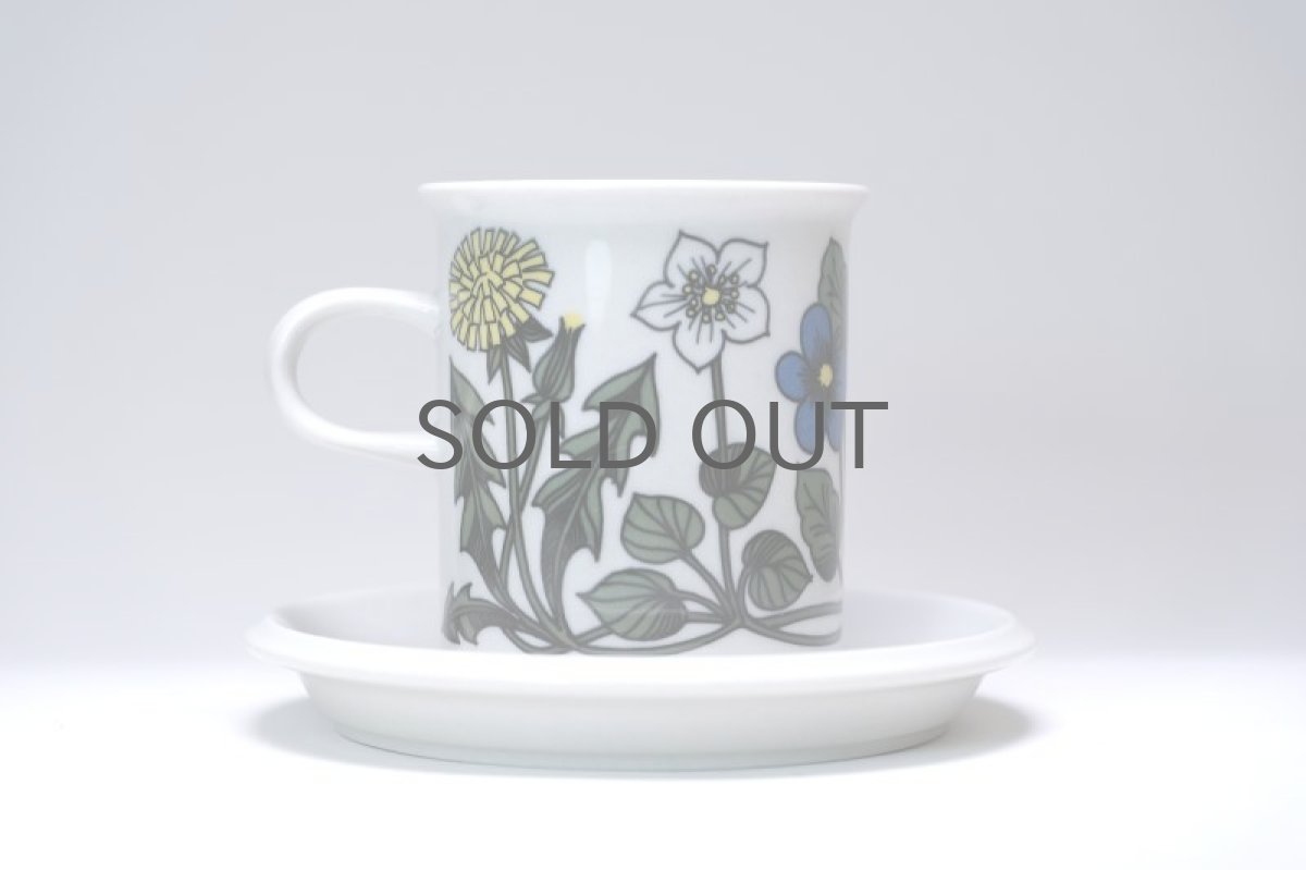 画像2: 北欧ビンテージ食器/ARABIA/アラビア/Flora/フローラ/コーヒーカップ＆ソーサー/No.4 (2)