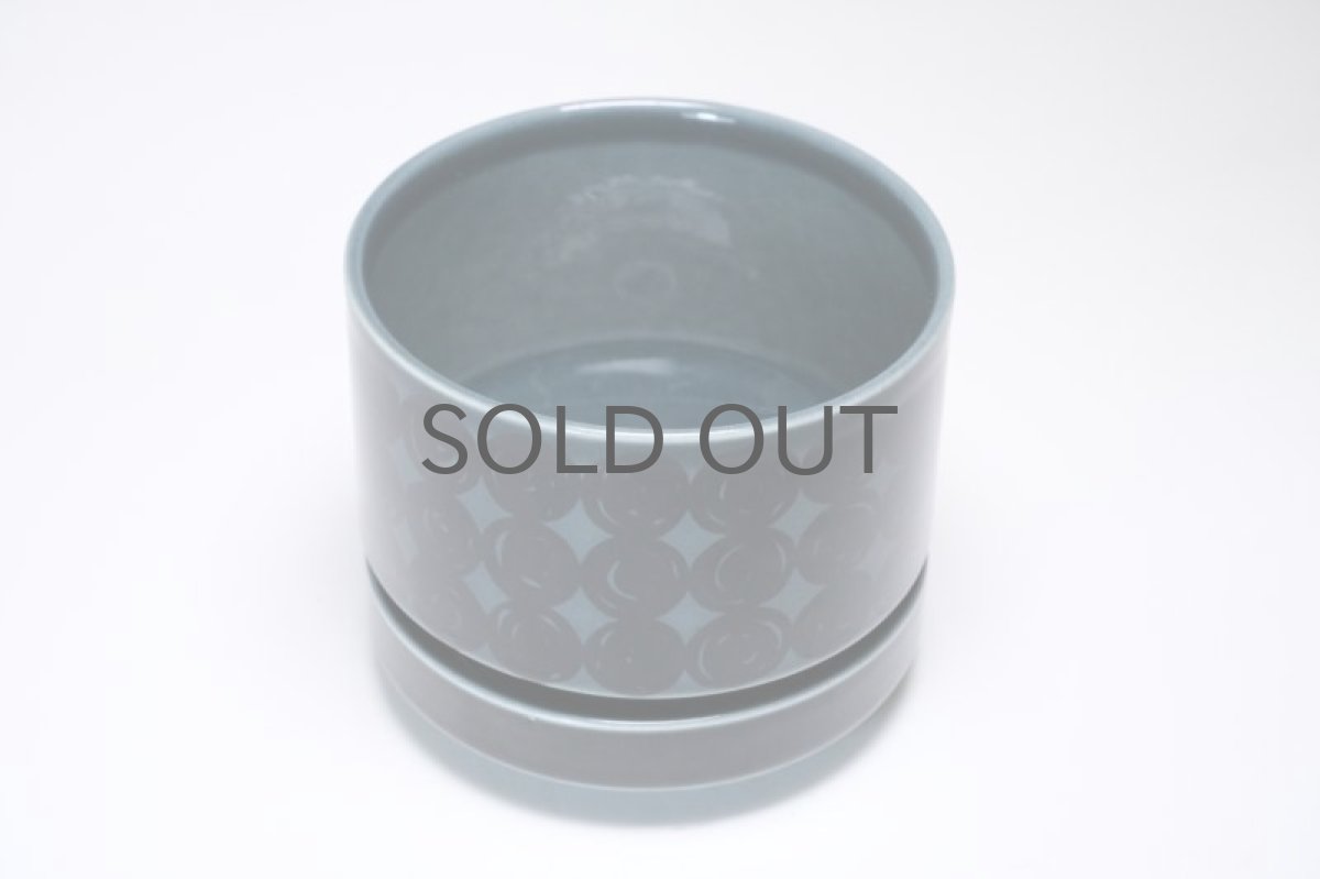 画像2: ビンテージ北欧/ARABIA/アラビア/Kera/ケラ/Gunvor Olin-Gronqvist/Richard Lindh/植物ポット/レアカラーブルー/Sサイズ (2)