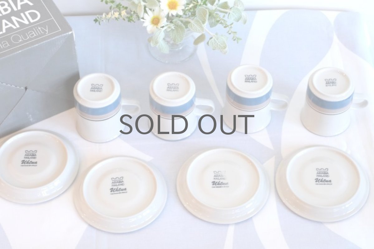 画像6: 北欧ビンテージ食器/ARABIA/アラビア/Uhtua/ウフトゥア/コーヒーカップ&ソーサー (6)