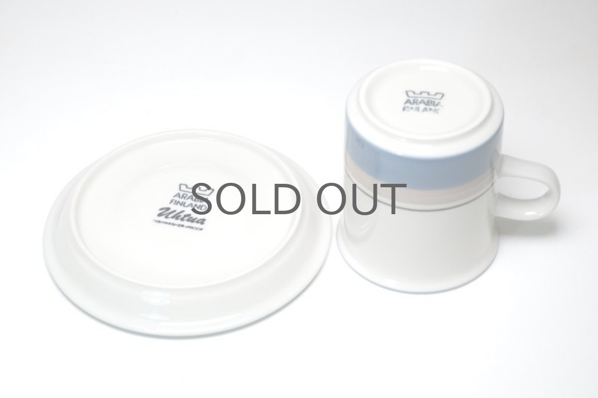 画像5: 北欧ビンテージ食器/ARABIA/アラビア/Uhtua/ウフトゥア/コーヒーカップ&ソーサー (5)