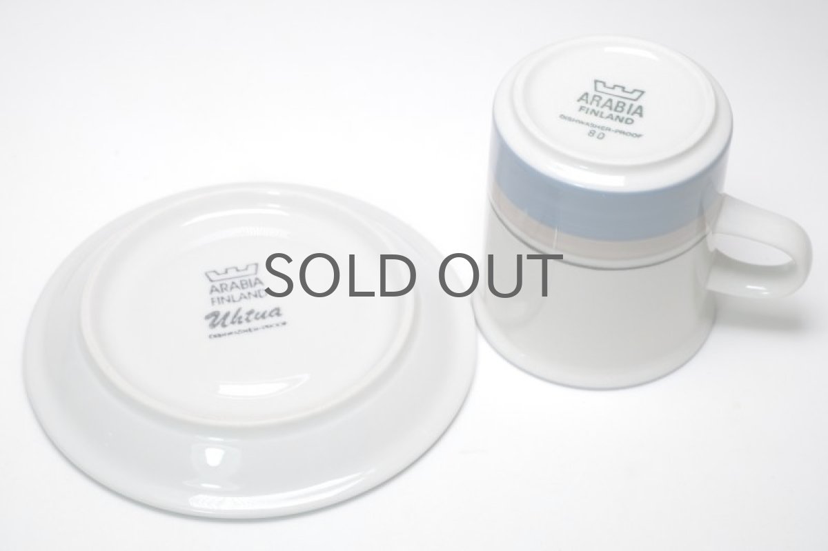 画像6: 北欧ビンテージ食器/ARABIA/アラビア/Uhtua/ウフトゥア/コーヒーカップ&ソーサー (6)