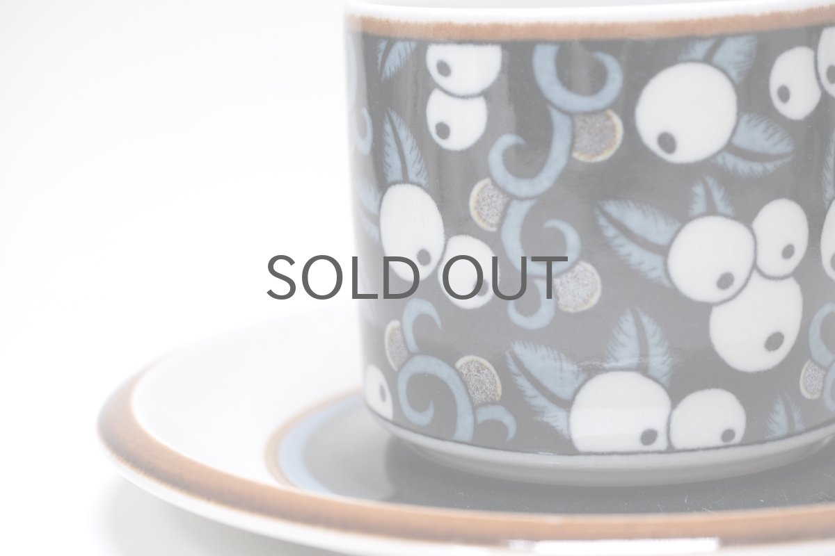 画像3: ビンテージ北欧食器/ARABIA/アラビア/Taika /タイッカ/ティーカップ&ソーサー/No.2 (3)