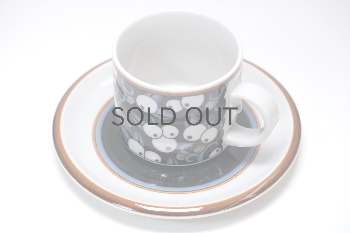 画像2: ビンテージ北欧食器/ARABIA/アラビア/Taika /タイッカ/ティーカップ&ソーサー/No.2 (2)