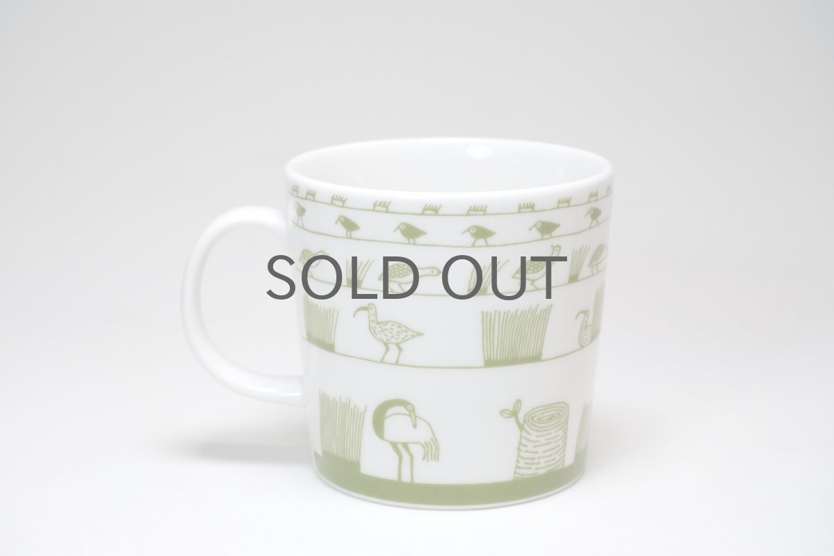 画像4: ARABIA/アラビア/Oiva Toikka/オイバ・トイッカバードマグ/50周年記念/2010年/グリーン (4)