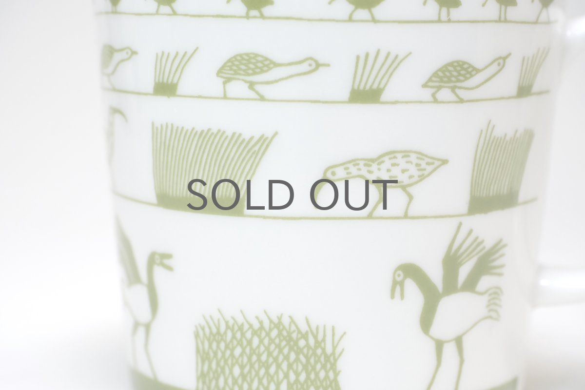 画像5: ARABIA/アラビア/Oiva Toikka/オイバ・トイッカバードマグ/50周年記念/2010年/グリーン (5)