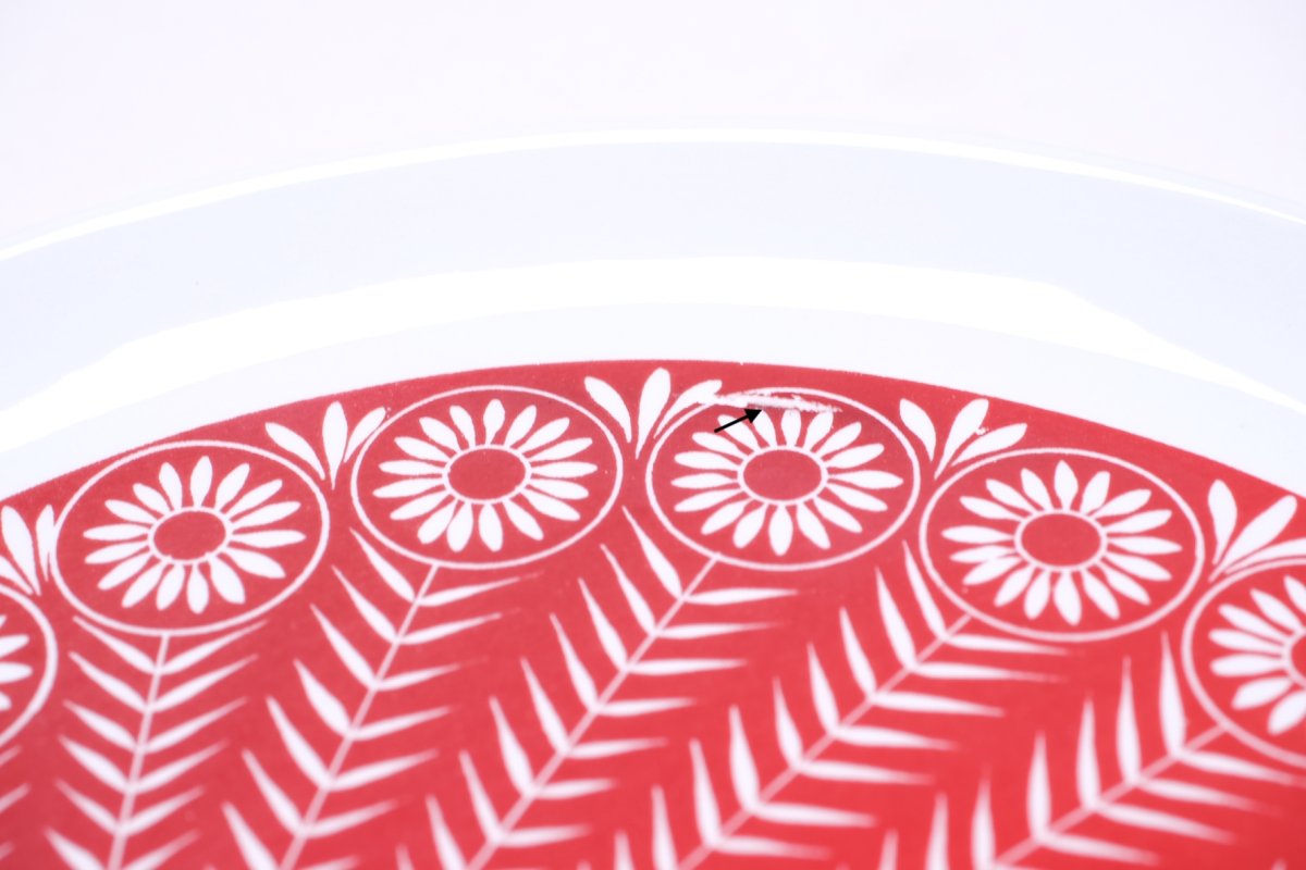 画像10: ARABIA/アラビア/Riikinkukko/ピーコック/BA&BT TVset/ディジー/レッド/未使用？/No.1 (10)