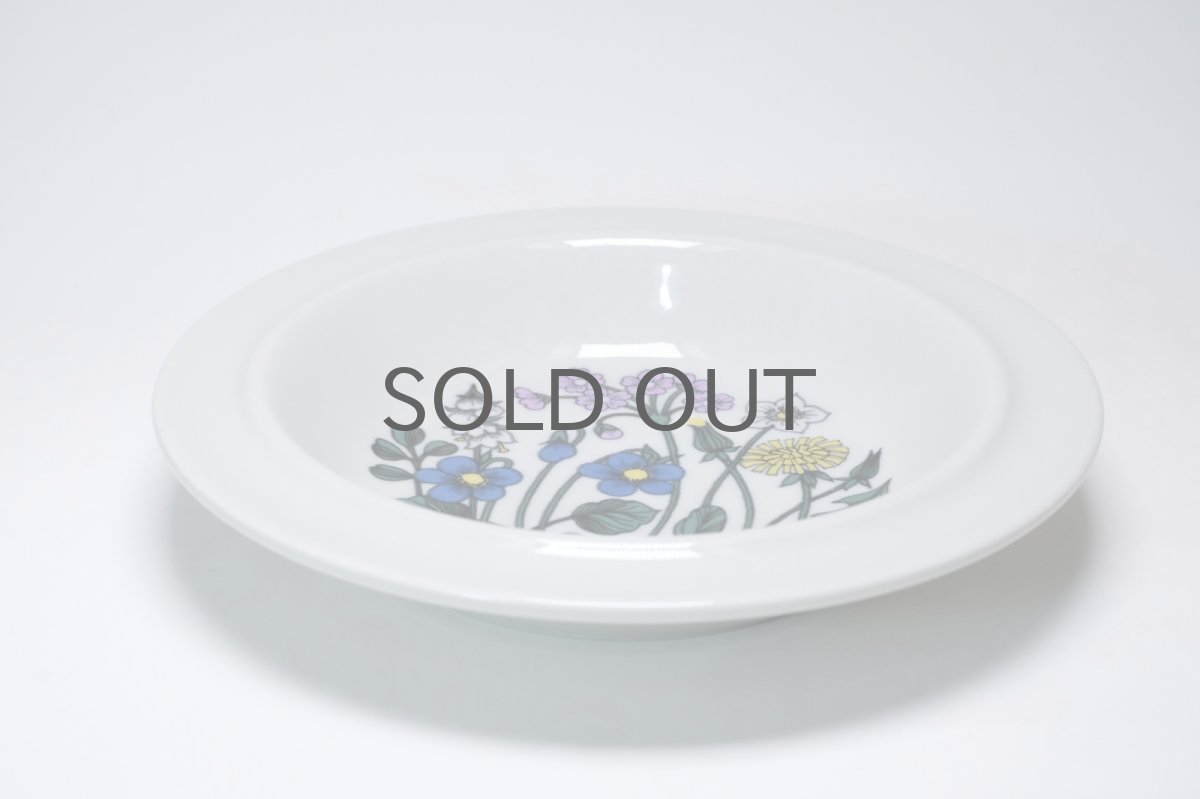 画像1: 北欧ビンテージ食器/ARABIA/アラビア/Flora/フローラ/スーププレート/20cm/No.3 (1)