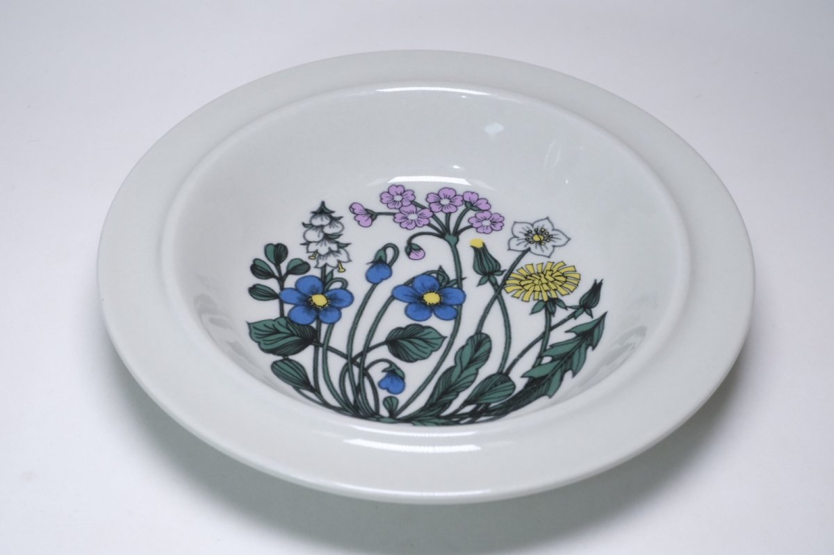 画像2: 北欧ビンテージ食器/ARABIA/アラビア/Flora/フローラ/スーププレート/20cm/No.3 (2)