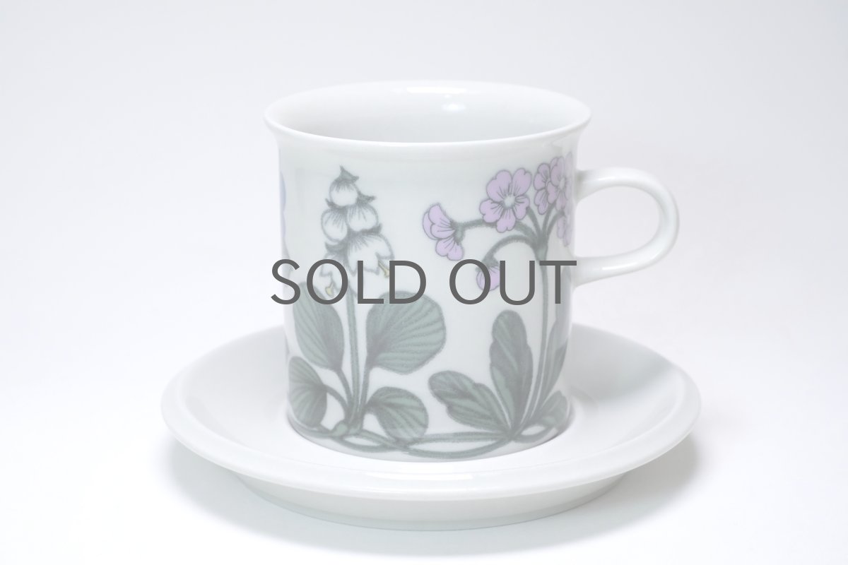 画像1: 北欧ビンテージ食器/ARABIA/アラビア/Flora/フローラ/モーニングカップ＆ソーサー (1)