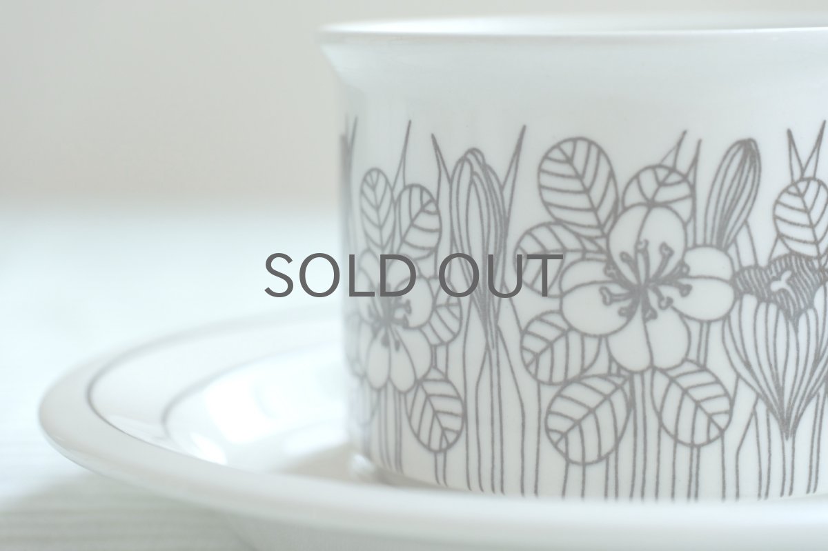 画像3: ARABIA/アラビア/Krokus/クロッカス/ティーカップ＆ソーサー/B&W (3)